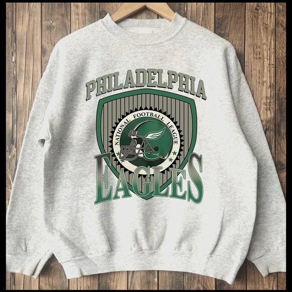 Philadelphia Eagles Football Sweatshirt, Philadelphia Eagles Shirt Sweatshirt - Picture 1 of 1
